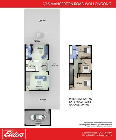 2/15 Mangerton Road, Wollongong, NSW, 2500 - Floorplan 1