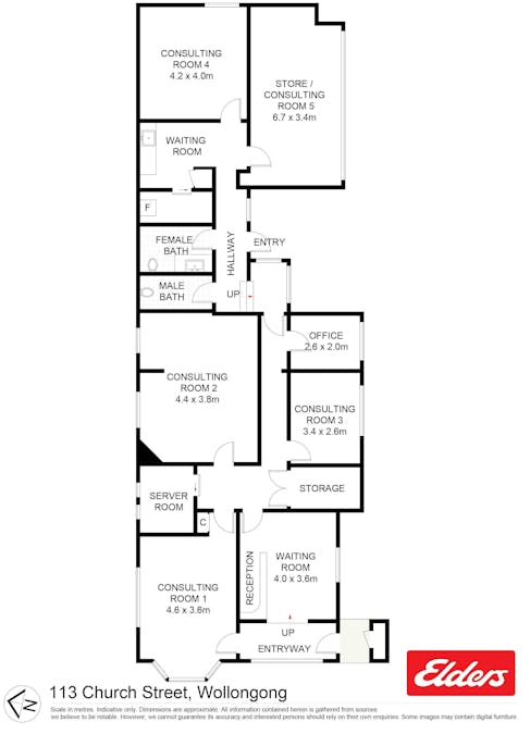 113 & 115 Church Street, Wollongong, NSW, 2500 - Floorplan 1