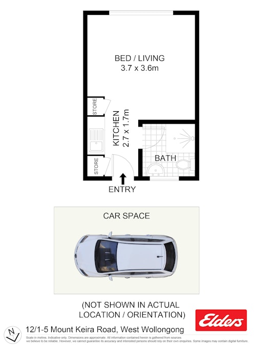 12/1-5 Mount Keira Road, West Wollongong, NSW, 2500 - Floorplan 1