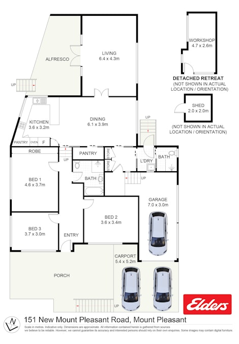 151 New Mount Pleasant Road, Mount Pleasant, NSW, 2519 - Floorplan 1