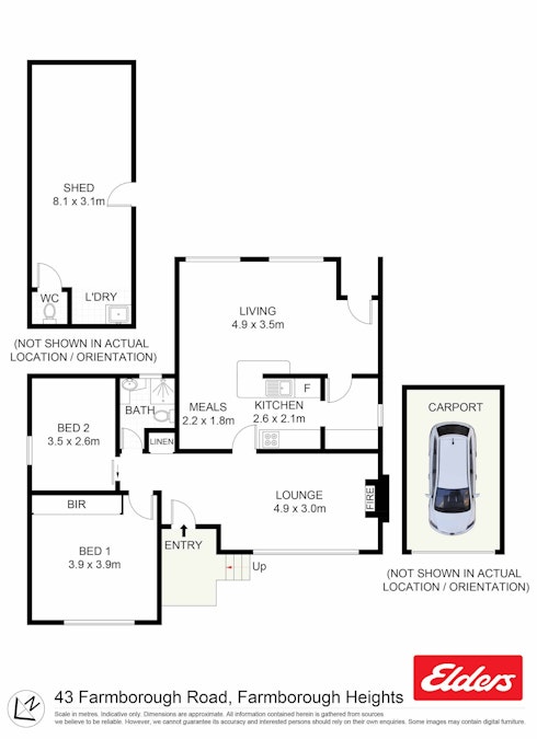 43 Farmborough Road, Unanderra, NSW, 2526 - Floorplan 1