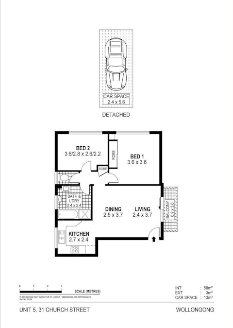 5/31 Church Street, Wollongong, NSW, 2500 - Floorplan 1