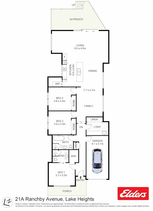 21a Ranchby Avenue, Lake Heights, NSW, 2502 - Floorplan 1