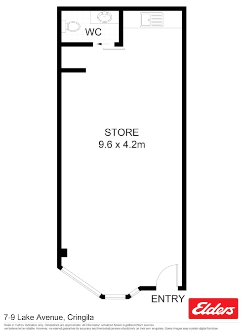 1/7-9 Lake Avenue, Cringila, NSW, 2502 - Floorplan 1