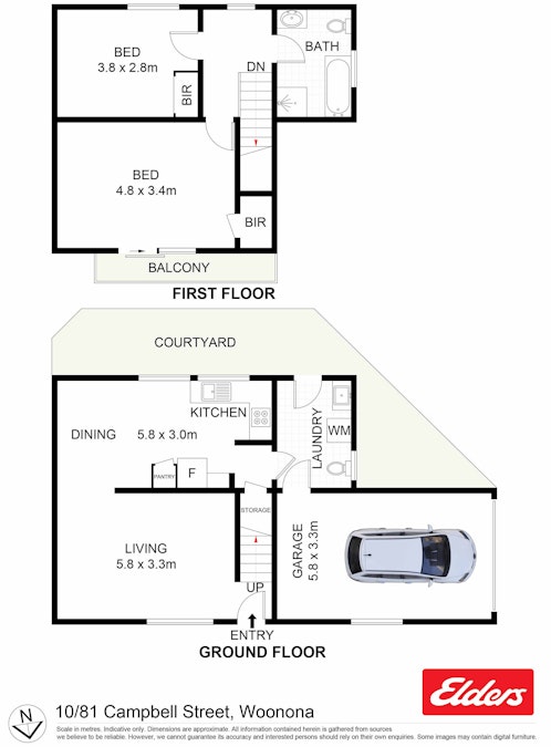 10/81 Campbell Street, Woonona, NSW, 2517 - Floorplan 1