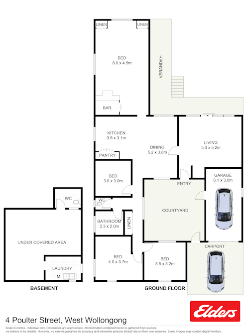 4 Poulter Street, West Wollongong, NSW, 2500 - Floorplan 1