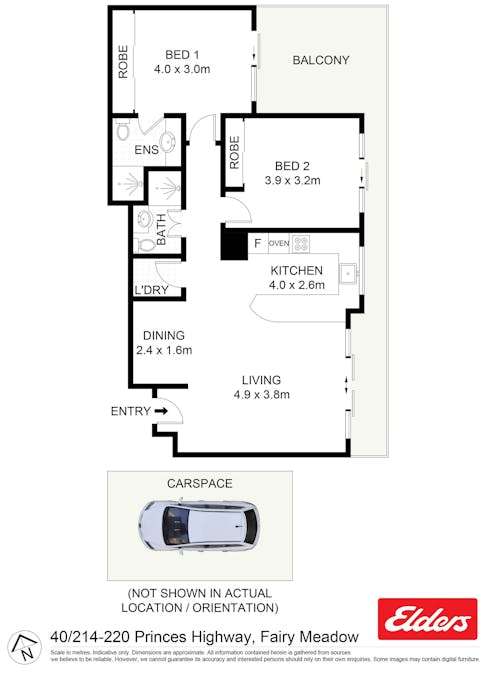 40/214-220 Princes Highway, Fairy Meadow, NSW, 2519 - Floorplan 1