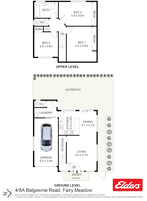 4/8a Balgownie Road, Fairy Meadow, NSW, 2519 - Floorplan 1