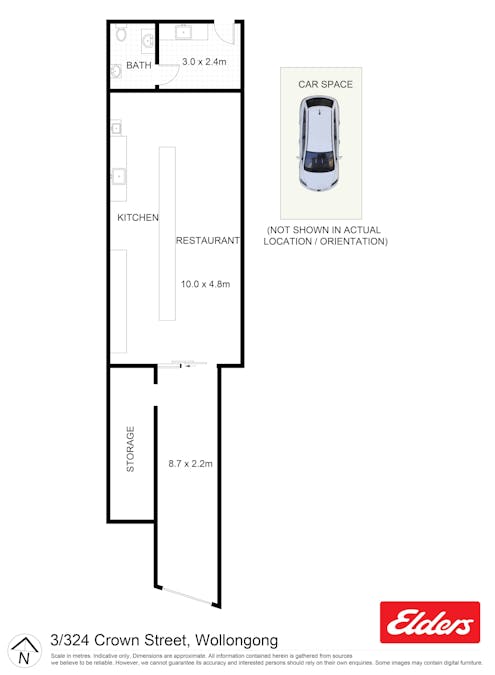 3/324 Crown Street, Wollongong, NSW, 2500 - Floorplan 1