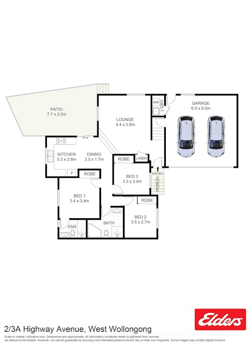 1-3/3a Highway Avenue, West Wollongong, NSW, 2500 - Floorplan 2