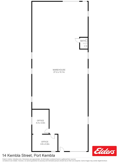 14 Kembla Street, Port Kembla, NSW, 2505 - Floorplan 1