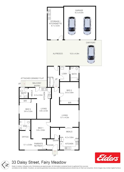 33 Daisy Street, Fairy Meadow, NSW, 2519 - Floorplan 1