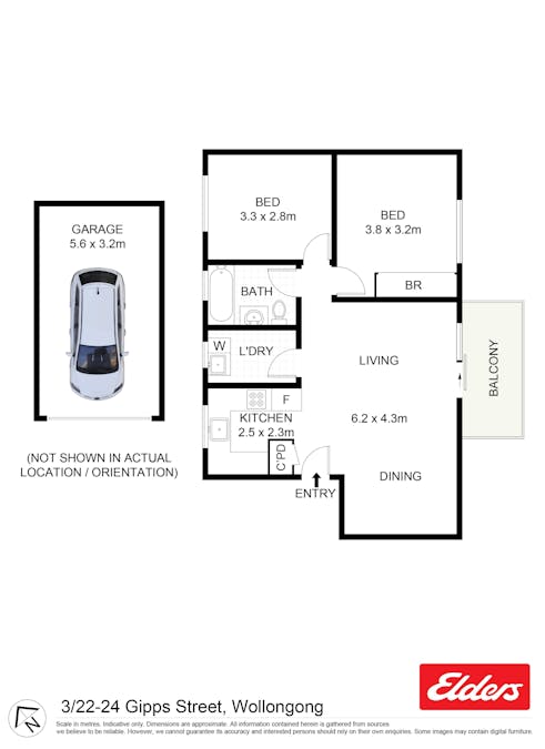 3/22-24 Gipps Street, Wollongong, NSW, 2500 - Floorplan 1