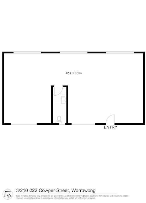 Level 1/1/210-222 Cowper Street, Warrawong, NSW, 2502 - Floorplan 1