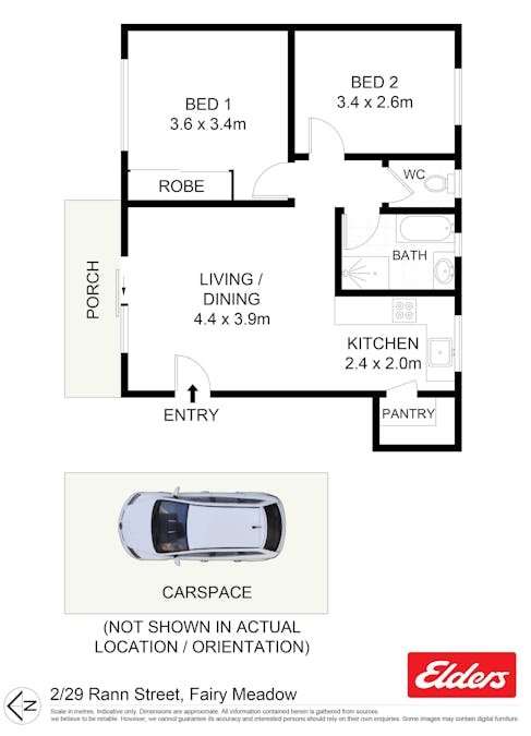 2/29 Rann Street, Fairy Meadow, NSW, 2519 - Floorplan 1