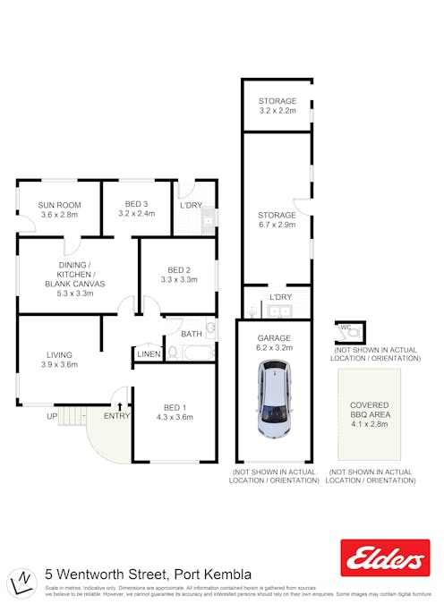 5 Wentworth Street, Port Kembla, NSW, 2505 - Floorplan 1