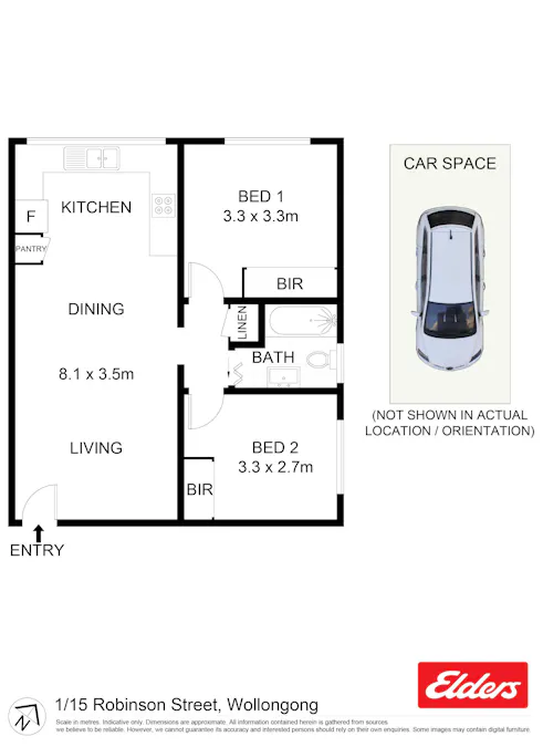 1/15 Robinson Street, Wollongong, NSW, 2500 - Floorplan 1