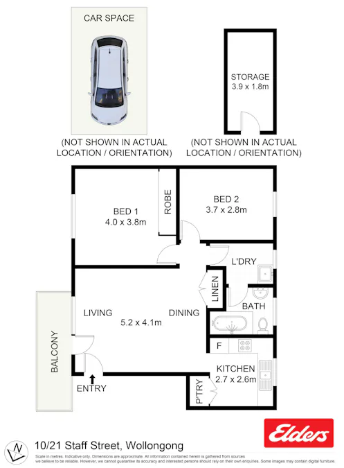 10/21 Staff Street, Wollongong, NSW, 2500 - Floorplan 1