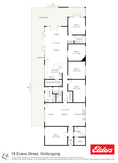 18 Evans Street, Wollongong, NSW, 2500 - Floorplan 1