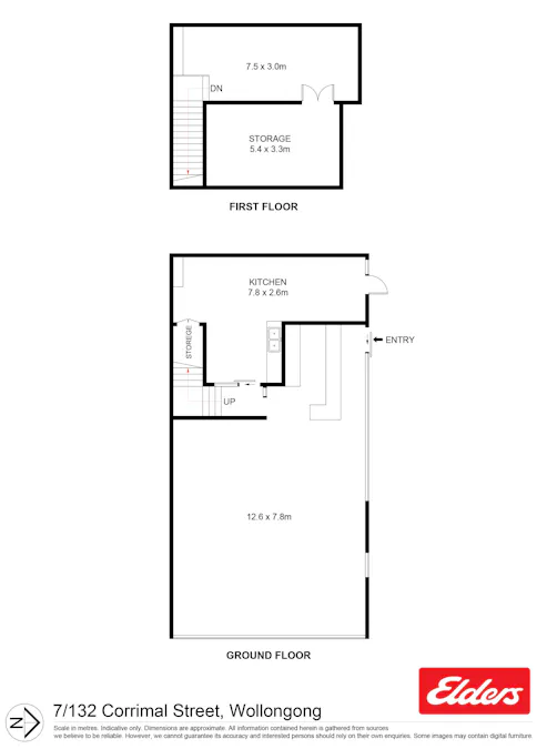 7/132 Corrimal Street, Wollongong, NSW, 2500 - Floorplan 1