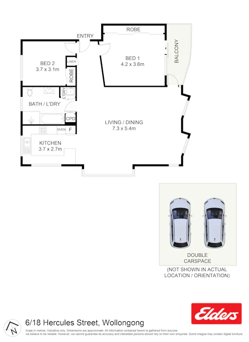 6/18 Hercules Street, Wollongong, NSW, 2500 - Floorplan 1