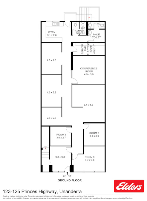 123-125 Princes Highway, Unanderra, NSW, 2526 - Floorplan 1