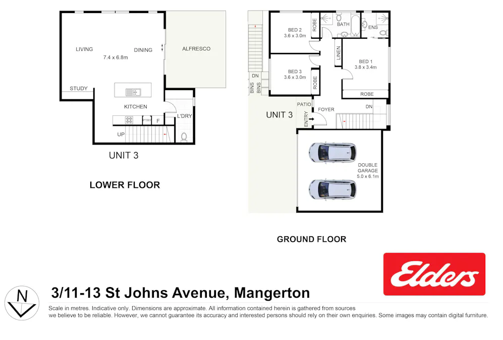 3/11-13 St Johns Avenue, Mangerton, NSW, 2500 - Floorplan 1