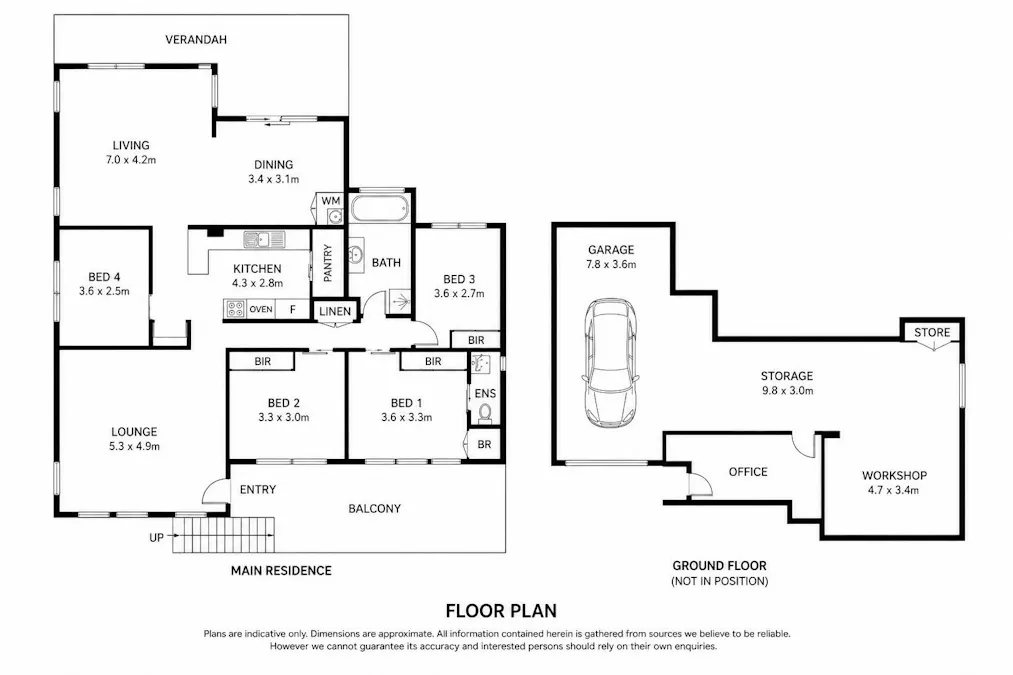 3 Bukari Street, West Wollongong, NSW, 2500 - Floorplan 1