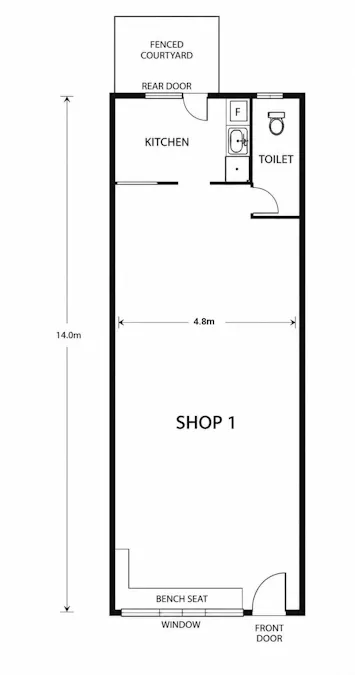 1/2 Balfour Street, Fairy Meadow, NSW, 2519 - Floorplan 1