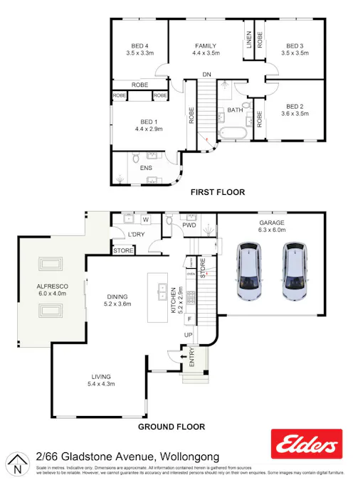 2/66 Gladstone Avenue, Wollongong, NSW, 2500 - Floorplan 1