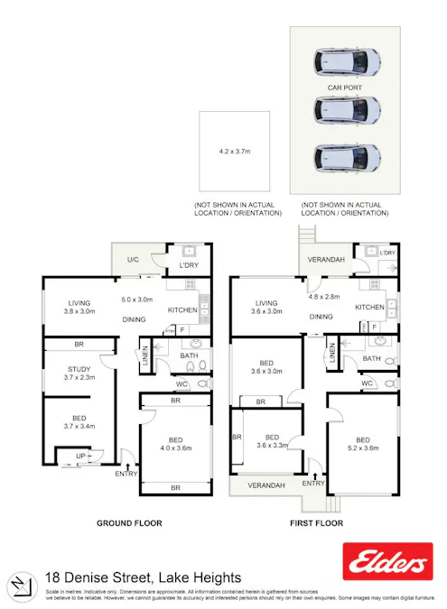 18 Denise Street, Lake Heights, NSW, 2502 - Floorplan 1