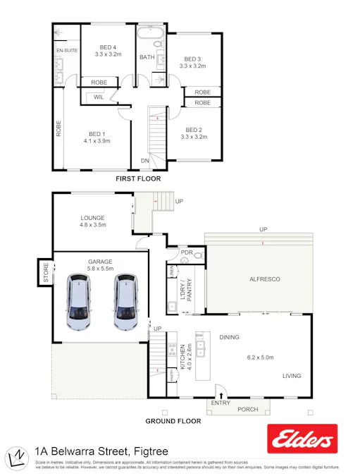 1a Belwarra Avenue, Figtree, NSW, 2525 - Floorplan 1