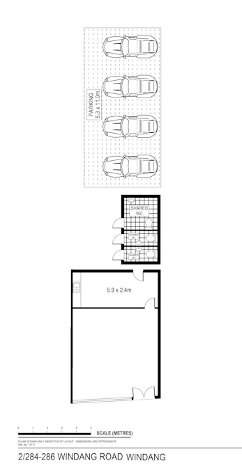 1/284 Windang Road, Windang, NSW, 2528 - Floorplan 1