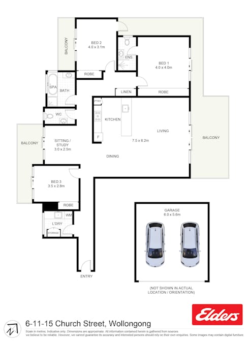 6/11-15 Church Street, Wollongong, NSW, 2500 - Floorplan 1