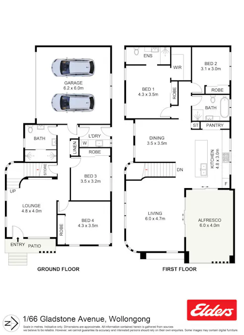 66a Gladstone Avenue, Wollongong, NSW, 2500 - Floorplan 1