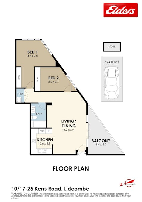 10/17-25 Kerrs Road, Lidcombe, NSW, 2141 - Floorplan 1