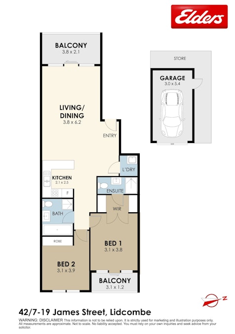 42/7-19 James Street, Lidcombe, NSW, 2141 - Floorplan 1