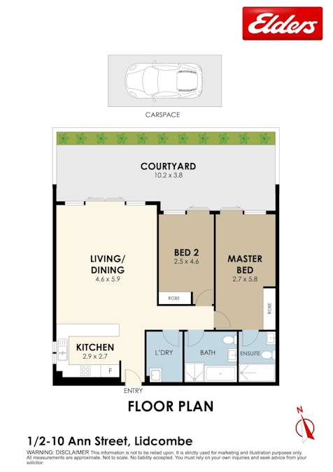 1/2-10 Ann Street, Lidcombe, NSW, 2141 - Floorplan 1