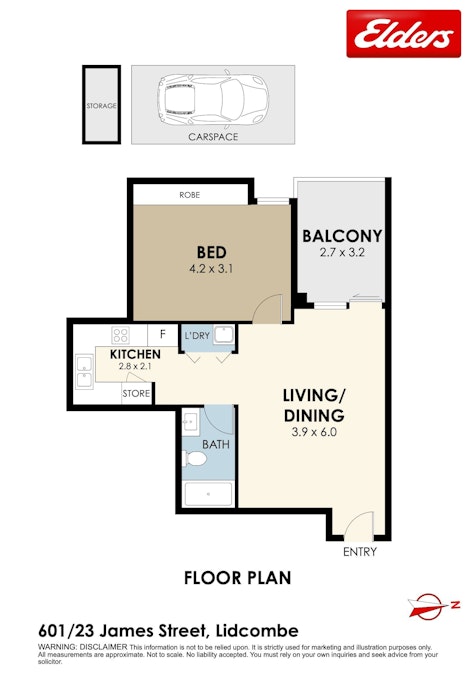 601/21 James Street, Lidcombe, NSW, 2141 - Floorplan 1