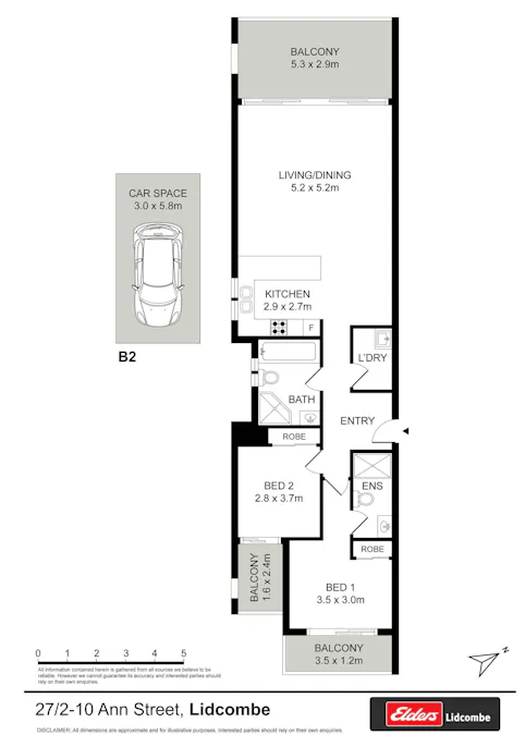 27/2-10 Ann Street, Lidcombe, NSW, 2141 - Floorplan 1