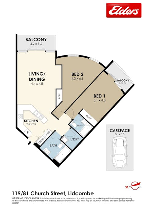 119/81 Church Street, Lidcombe, NSW, 2141 - Floorplan 1