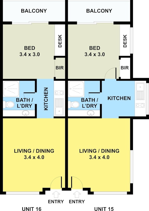 Level Lot/8/17 Erneton Street, Newmarket, QLD, 4051 - Floorplan 1