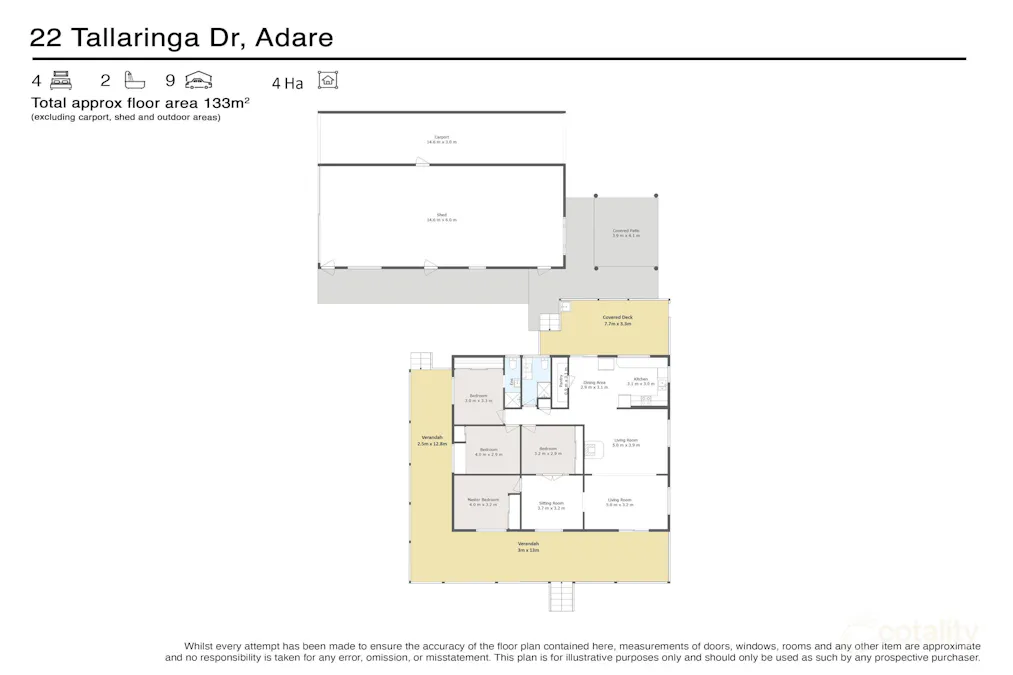 22 Tallaringa Drive, Adare, QLD, 4343 - Floorplan 1