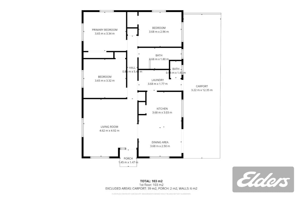 84 Bideford Street, Torquay, QLD, 4655 - Floorplan 1