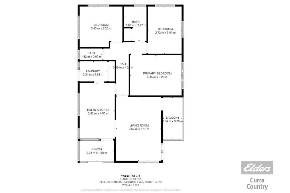 3 Tiaro Street, Tiaro, QLD, 4650 - Floorplan 1