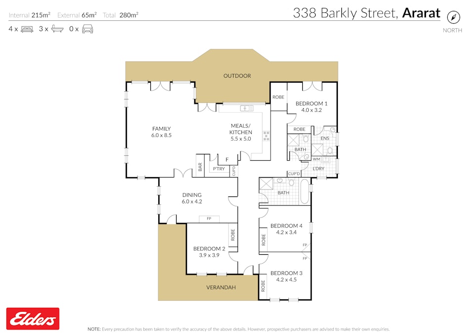 338 Barkly Street, Ararat, VIC, 3377 - Floorplan 1