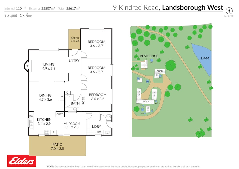 9 Kindred Road, Landsborough West, VIC, 3384 - Floorplan 1
