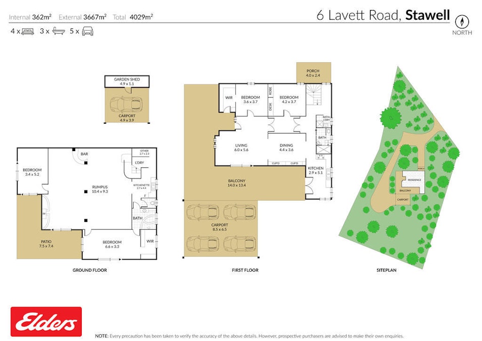 6 Lavett Road, Stawell, VIC, 3380 - Floorplan 1