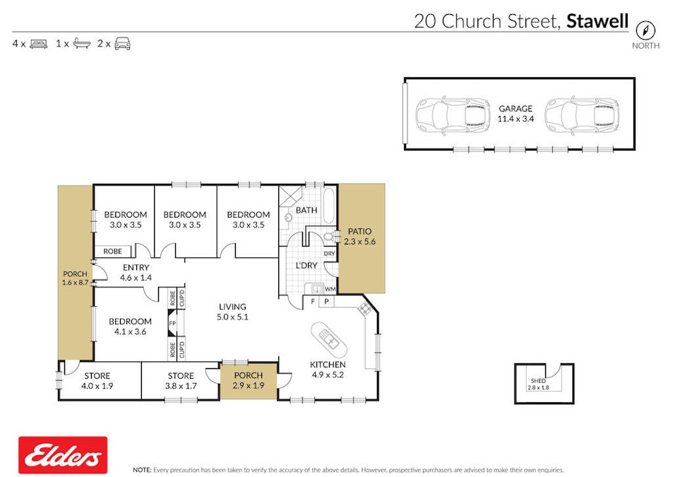 20 Church Street, Stawell, VIC, 3380 - Floorplan 1
