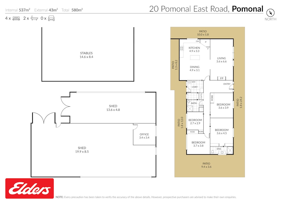 20 Pomonal East Road, Pomonal, VIC, 3381 - Floorplan 1